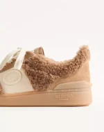 Valentino Upvillage Sneaker In Wool And Crust Leather - Image 2